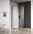 Душевой уголок CEZARES 90х90, SLIDER-R-2-90/100-C-NERO