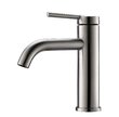 Смеситель для раковины BelBagno без донного клапана, нержавеющая сталь, исполнение сатин, ETN-LVM2-IN