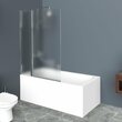 Душевое ограждение BelBagno шторка 100х150, UNO-V-11-100/150-P-Cr