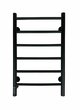 Полотенцесушитель электрический GROIS Laura GR-131 400x700 П6 black mat L, GR131 40x70 П6 9005 L Ф32