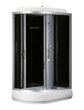 Душевая кабина Loranto 120*80*215 поддон 20 см, черная , стекло 4 мм, CS-66120-20 R G