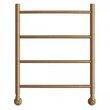 Полотенцесушитель лесенка Point Афина П4 500x600, бронза, PN04156BR