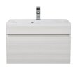 Тумба под умывальник Uperwood Eva, 60 см, подвесная, Дуб Харбор Белый, выдвижной ящик, 3930213462