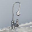 Смеситель для кухни Avrora Kitchen с высоким гибким изливом AV9001