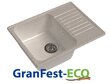 Мойка из искусственного камня Granfest-ECO 620*480 белый