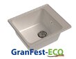 Мойка из искусственного камня Granfest-ECO 420*480 белый