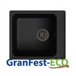 Мойка из искусственного камня GRANFEST ECO-17.308 420*480 (черный №308), 28624