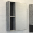 Шкаф-зеркало COMFORTY Франкфурт-60 бетон светлый, 00-00004331CF