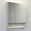 Шкаф-зеркало COMFORTY Никосия-70 дуб белый, 00-00006163CF