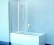Шторка на ванну Ravak CVS2-100 левая сатин+стекло Transparent, 7QLA0U00Z1