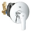 Смеситель для ванны GROHE Eurosmart, встраиваемый, включает встроенный механизм, 33305003