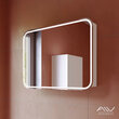 Шкаф-зеркало Alavann Lana 80 G вертикальный, белый, СШН-57-0800-10